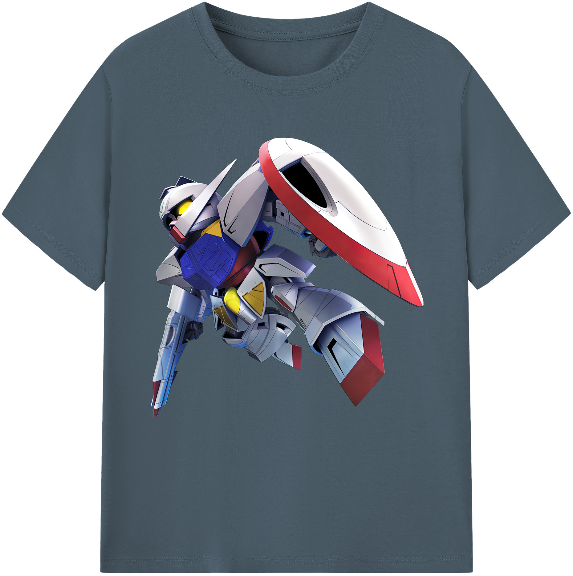 （画像用） 機動戦士ガンダム Mobile Suit Gundam 綿100％半袖Tシャツ（フロントプリント）